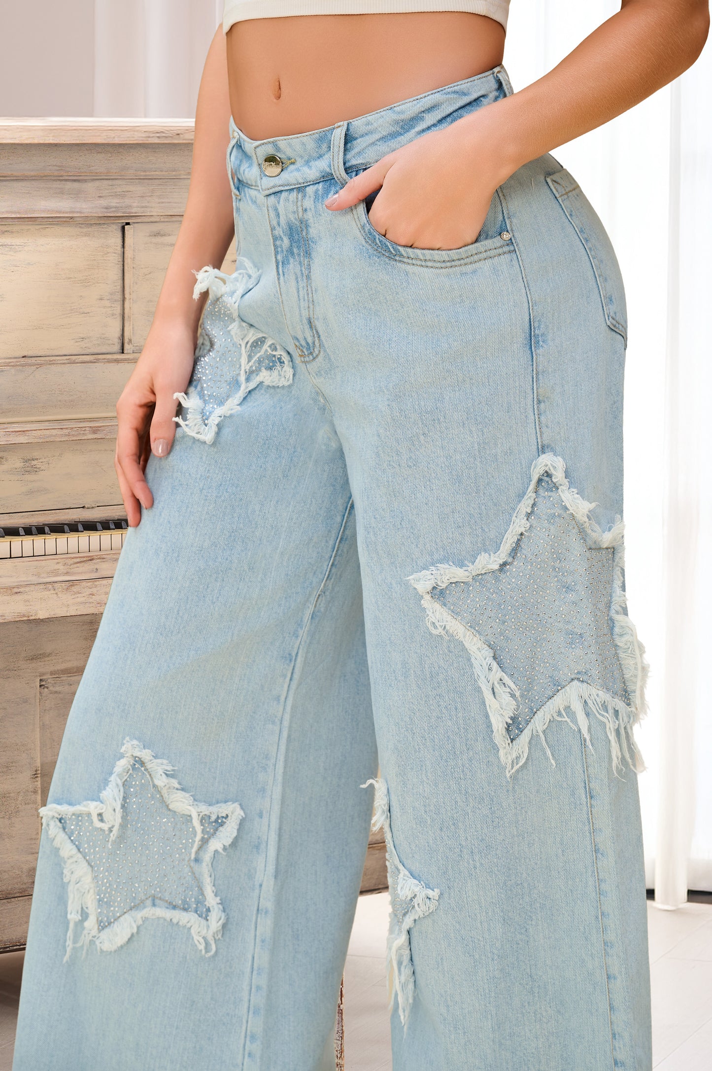 Jeans Dama Fazined Ref 1907