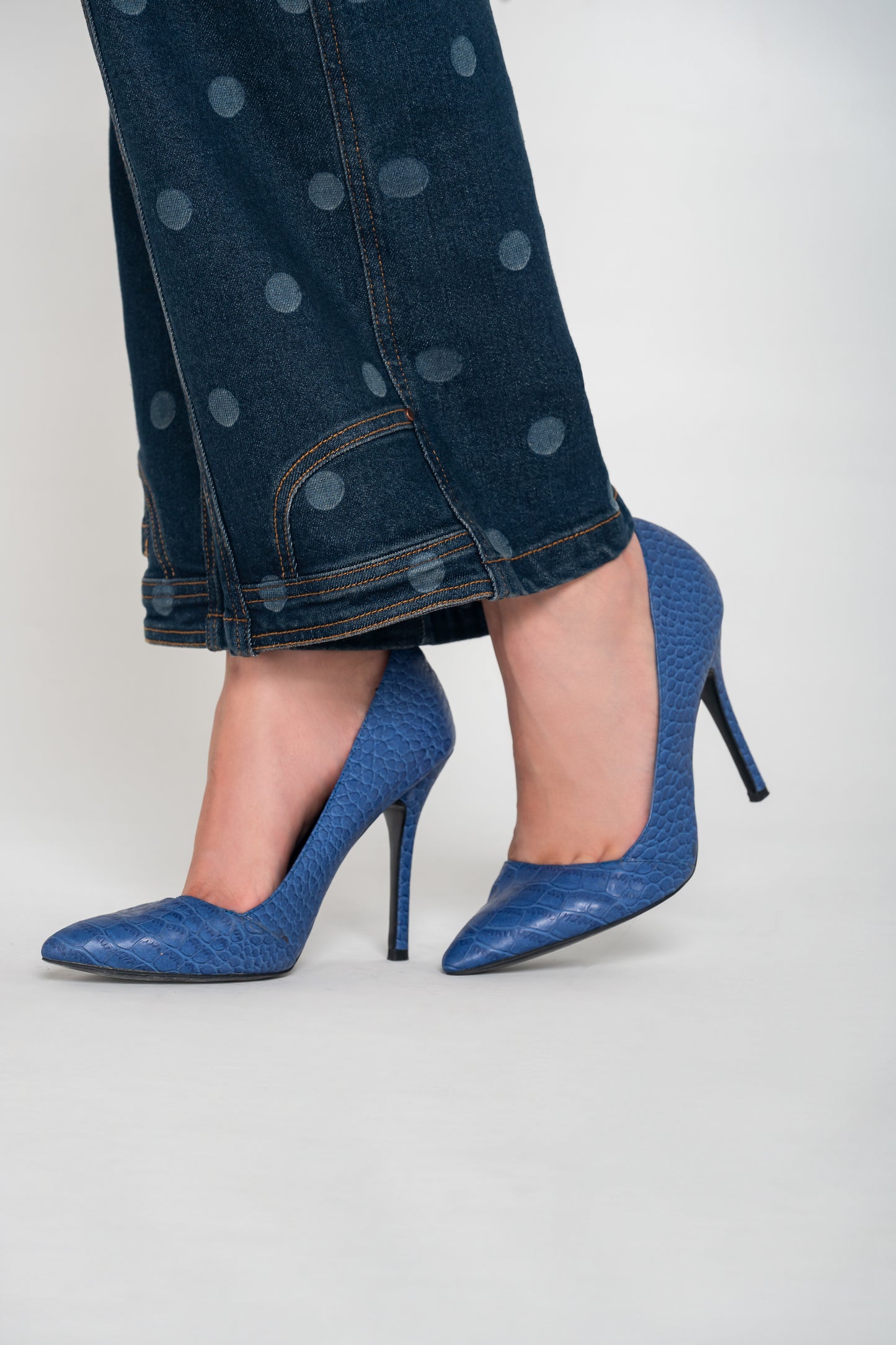 Jean Tiro Alto 1 Botón - Bota Palazzo Ref 1850