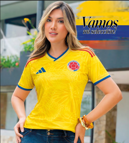 Camisa de Mujer Colombia Mundial 2026 Ref CM