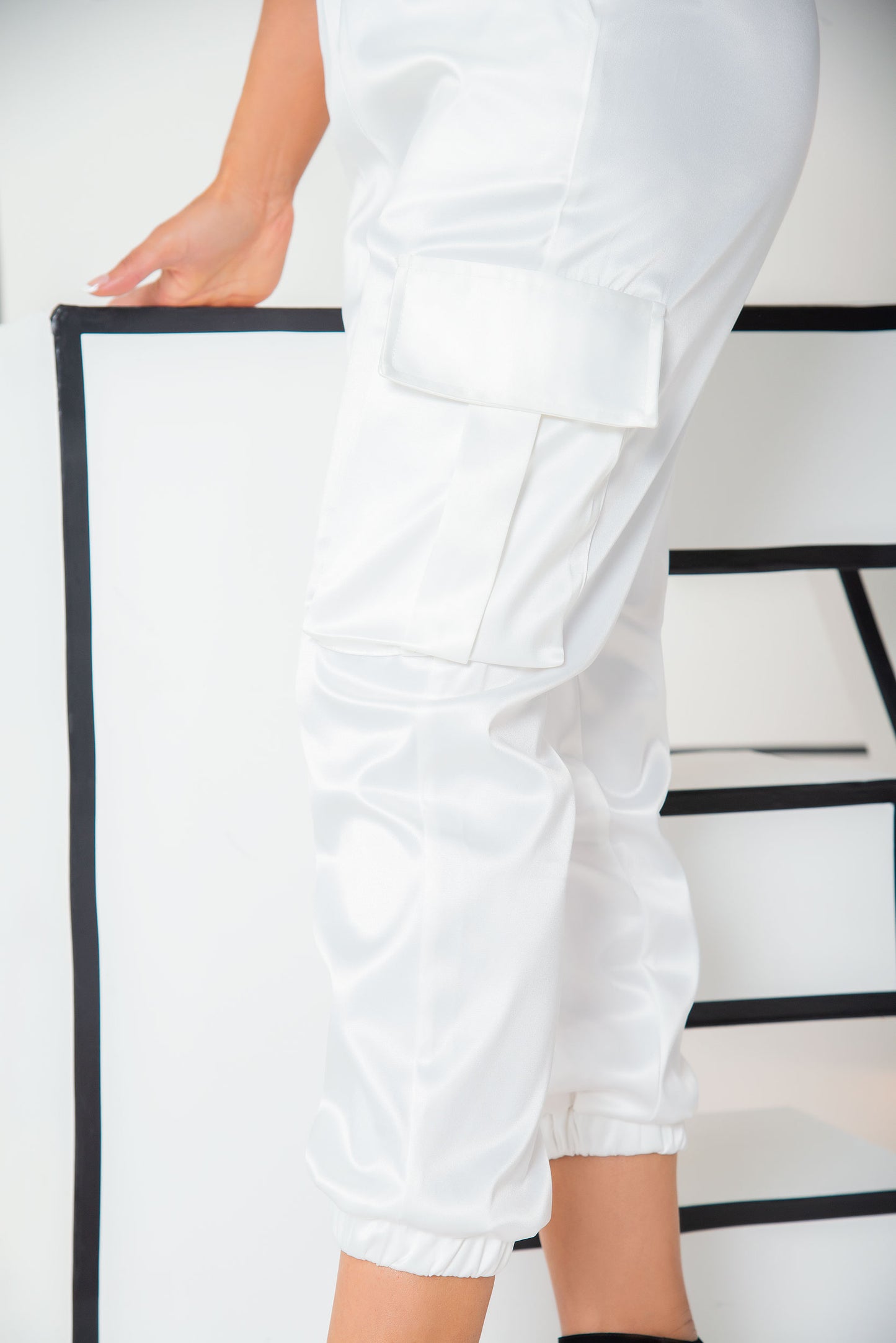 Pantalon Cargo - Tiro Largo - Bota Caucho Ref G-166